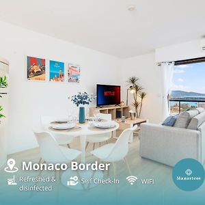 Hauteur De Beausoleil - Vue Mer Et Monaco - Ct Appartement Exterior photo