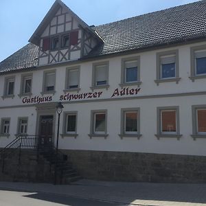 Landgasthof Zum Schwarzen Adler Hotel Markt Nordheim Exterior photo