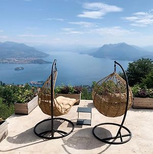 Private Luxury Spa & Silence Retreat With Spectacular View Over The Lake Maggiore Stresa Exterior photo