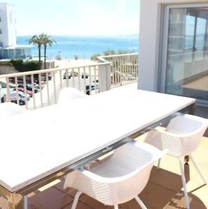 Beautiful Loft, Huge Sunny Terrace, View Over The Beach And Sea Appartement Roses Exterior photo