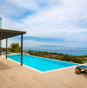 New Villa Blue With Private Pool At Trapezaki Kefalonia Island Exterior photo