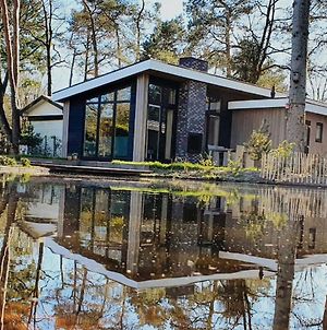 Cozy Chalet With A Jetty Nearby De Veluwe Villa Hoenderloo Exterior photo