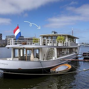 Stunning Boat With A View Hotel Amsterdam Exterior photo