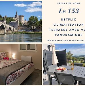 Avignon Appart Hotel Contemporain Au Calme Avec Vue Rochefort-du-Gard Exterior photo