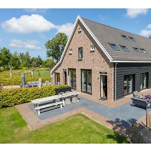 Lush Mansion In Vrouwenpolder With Private Fenced Garden Villa Exterior photo
