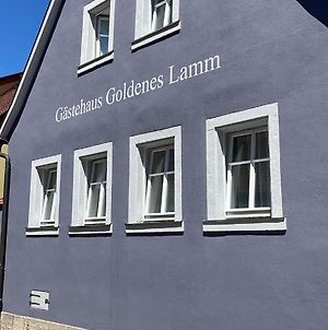 Gastehaus Goldenes Lamm Hotel Rothenburg ob der Tauber Exterior photo