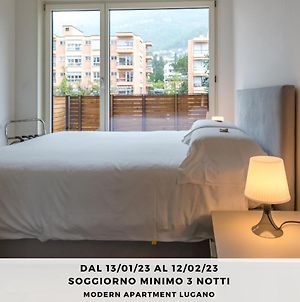 Modern apartment in Lugano Exterior photo