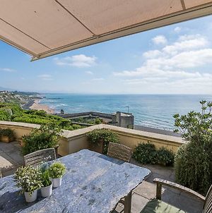 Ametsa Luxury Flat Terrace And Wonderful Seaview In Biarritz Appartement Exterior photo